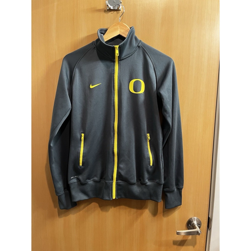 Nike Oregon Ducks Jacket Women's Large Green Lightweight Soft Shell UO Track